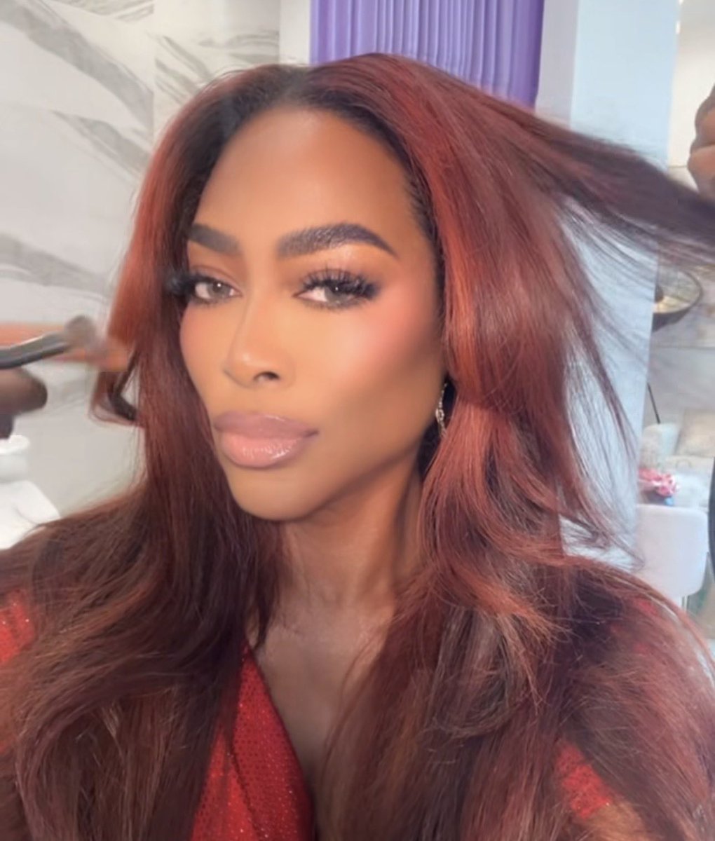 kaeleb_KC's tweet image. kenya looking gorgeous in RED hair😍❤️‍🔥 #RHOA