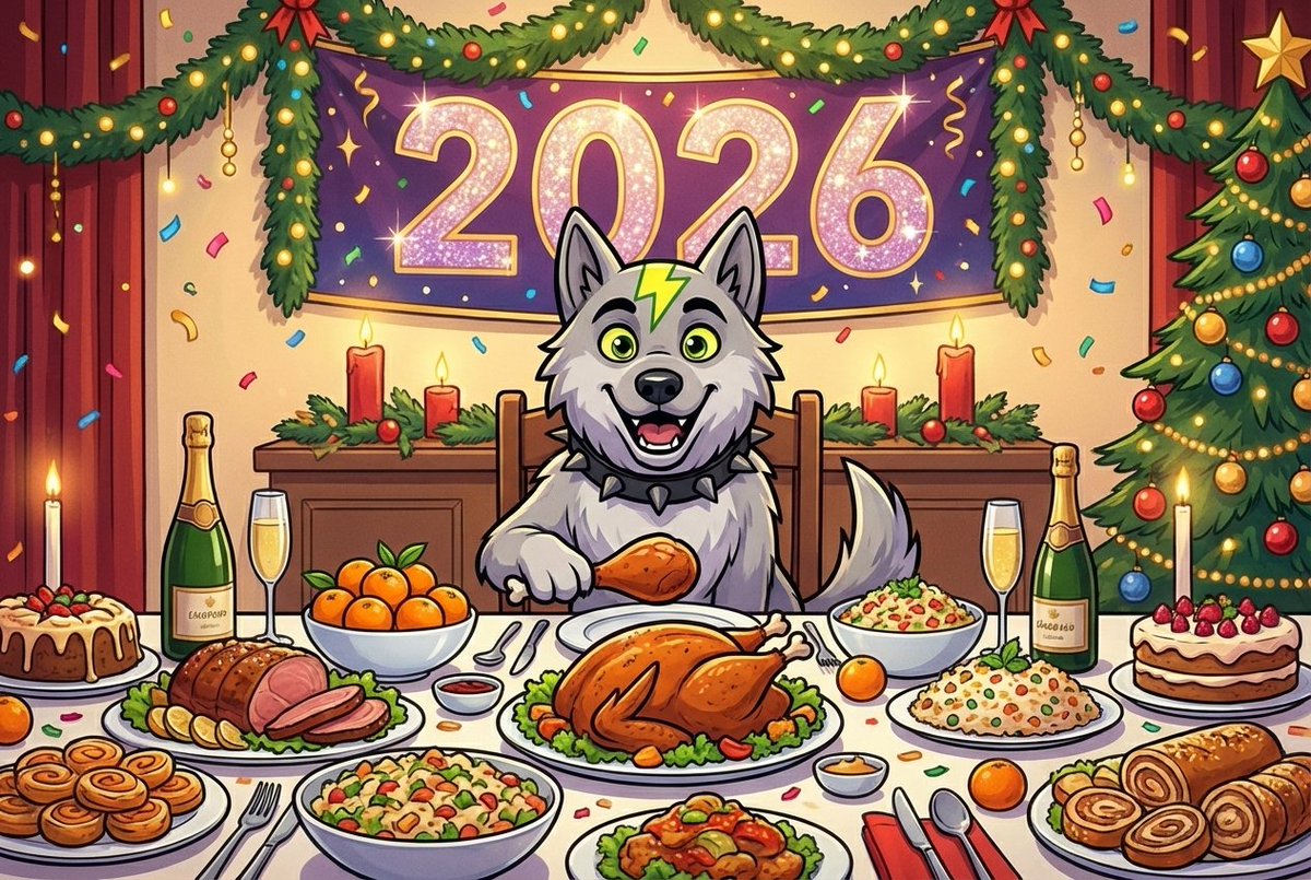 Volt Inu is still celebrating! 🎉⚡️

We sincerely wish everyone a Happy New Year!
May the next 365 days bring you success, growth, and the achievement of all your financial goals.🎄