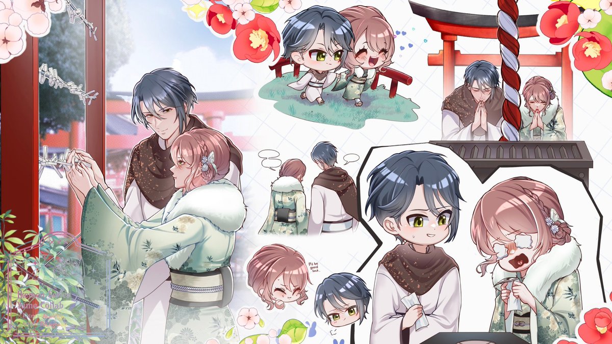 [yume] — fluttersbloom || ChoAka 🦋💐

𝙁𝙞𝙧𝙨𝙩 𝙎𝙝𝙧𝙞𝙣𝙚 𝙑𝙞𝙨𝙞𝙩 𝙤𝙛 𝙩𝙝𝙚 𝙔𝙚𝙖𝙧! 

shiroichii.notion.site/Hatsumode-2333…

Art © pekingtaucu 
For #Ikesen夢_NewYears2026 yume collab