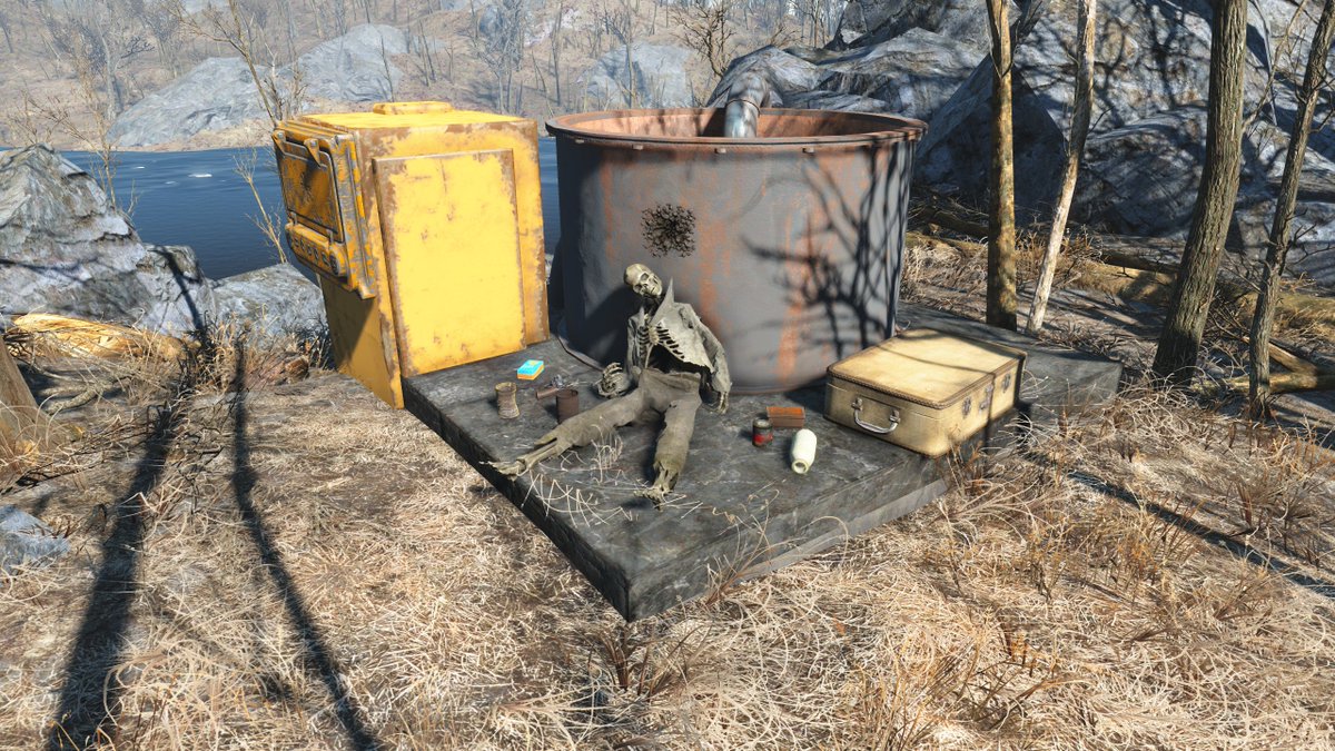 Fun Fact! This skeleton technically started my whole content creating journey. I came across him and thought, that's neat! Noticed it wasn't on the map or marked... hence the unmarked locations series started on youtube, fast forward a decade! Here we are...