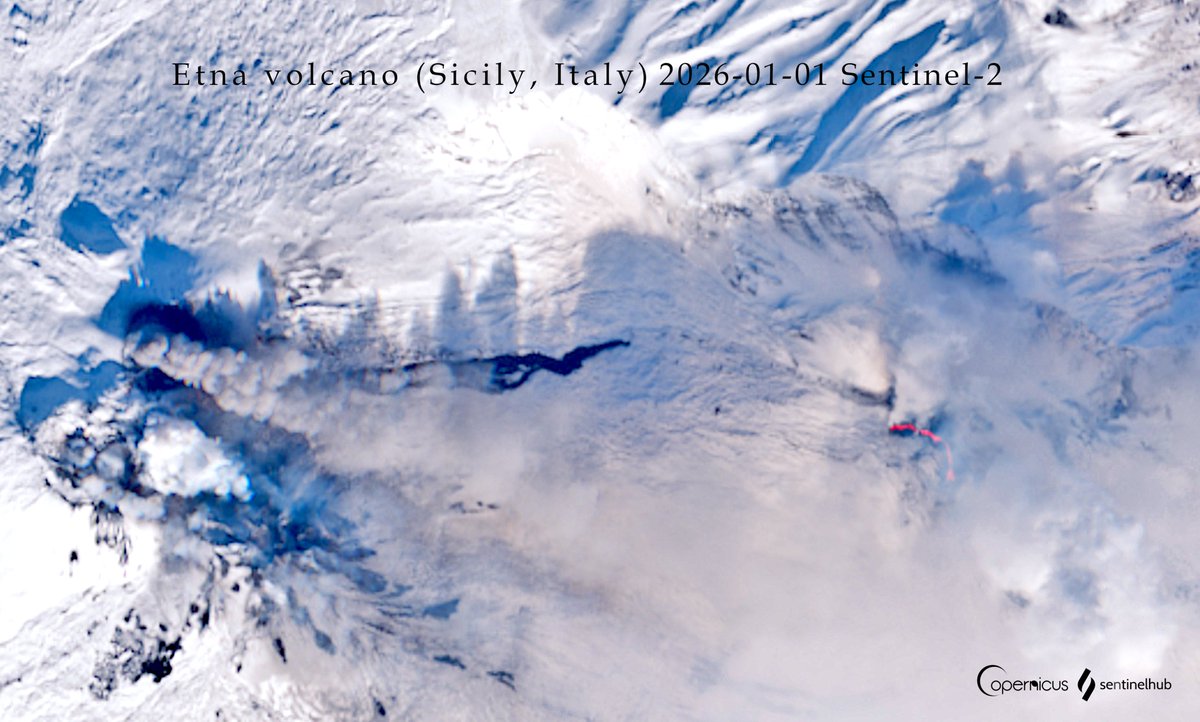 New flank eruption at #Etna, first in 2026! 🇮🇹

🌋<a href="/volcanodiscover/">VolcanoDiscovery</a> activity update:
👉lnkd.in/dMd7Pvwq

<a href="/esa/">European Space Agency</a> <a href="/ESA_EO/">ESA Earth Observation</a> <a href="/CopernicusEU/">Copernicus EU</a> <a href="/sentinel_hub/">Sentinel Hub</a> <a href="/sinergise/">Sinergise</a> <a href="/planet/">Planet</a> <a href="/Pierre_Markuse/">Pierre Markuse</a> <a href="/SmithsonianGVP/">Global Volcanism Program</a> <a href="/etnaboris/">Boris Behncke</a>