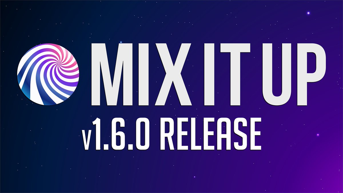 New Year, New... Mix It Up release!? 🎆

The holiday season has us a little behind schedule, but we didn’t want to let the New Year start without sending a bundle of improvements your way. ✨
The 1.6.0 update is packed with new features, quality-of-life tweaks, and a TON of