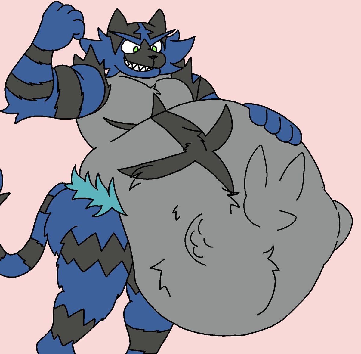 Ahhh welp, new year time to start with some s- wait, what is th- HMPHHH!! Mphh-
**Glurckk, Gluck, gulp, Slurrrpp..~°•**
Ahhh, *BwellLchhH..~°•*

Sorry guys, lance will be on a needed… “vacation” on my hips, I’m taking over for now~
Art by <a href="/StarDystXD/">Mint</a> <3