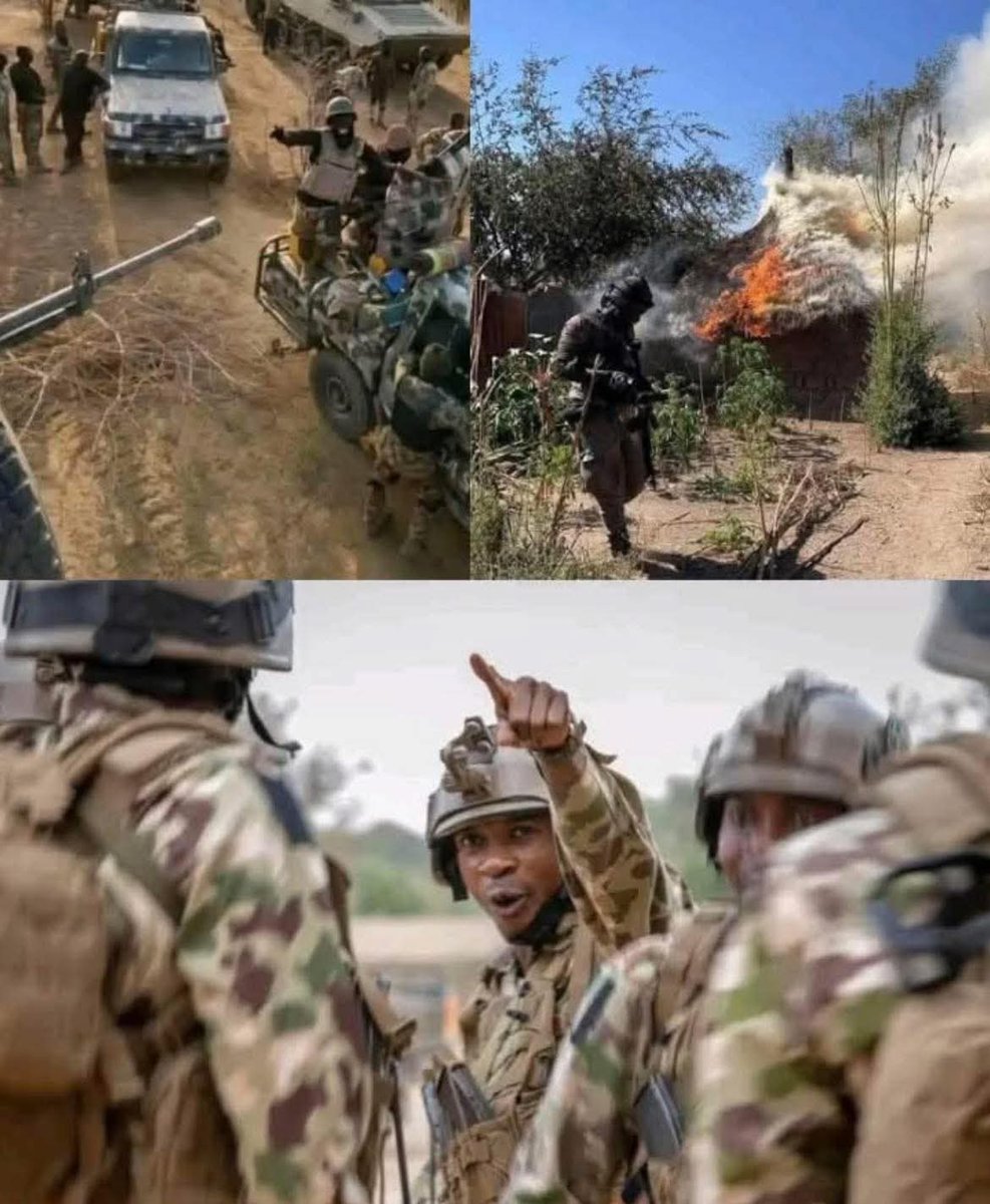 engrICO2015's tweet photo. BREAKING 👇 :

Nigerian Army Reclaims Sambisa Forest, Declares Area Fully Secured. The Nigerian Army has announced the successful reclamation of the Sambisa Forest, previously a terrorist stronghold, following sustained ground and air operations. Military authorities have confirmed that the area is now under full control and safe for legitimate activities, with troops remaining on the ground to prevent any resurgence.

THE HEAT 🎯 IS ON !