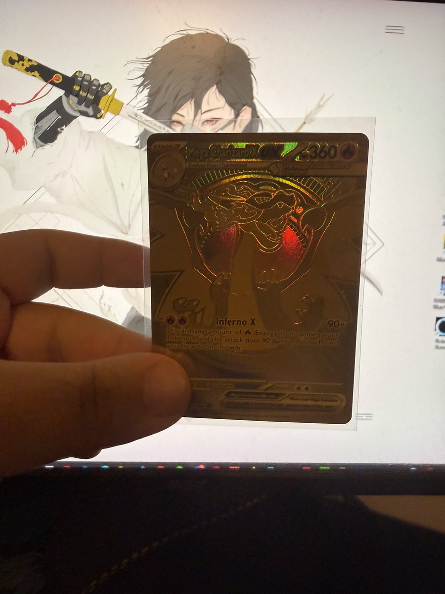 ProjectRoninVT's tweet image. I recently got into collecting Pokémon cards towards the last two months of last year, AND IM STARTING THIS YEAR WITH PULLING ONE OF MY CHASE CARDS!!!