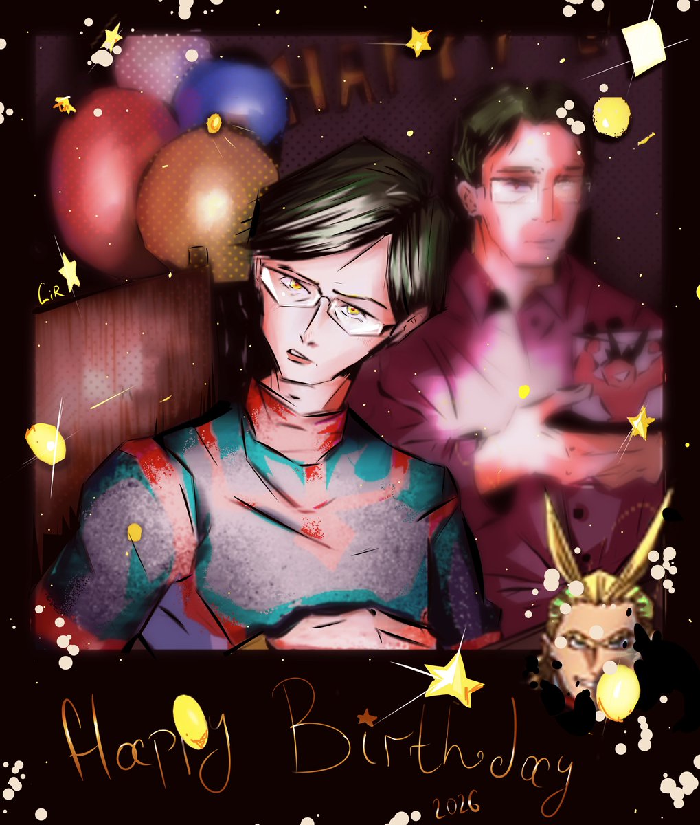 ⭐️Happy Birthday, kid Nighteye⭐️
#サー・ナイトアイ #sirnighteye #Miraisasaki #mha #bnha