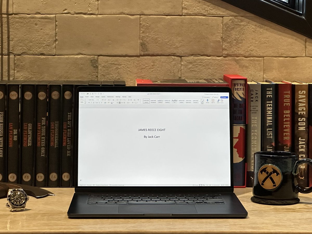 JAMES REECE EIGHT 

And so it begins…