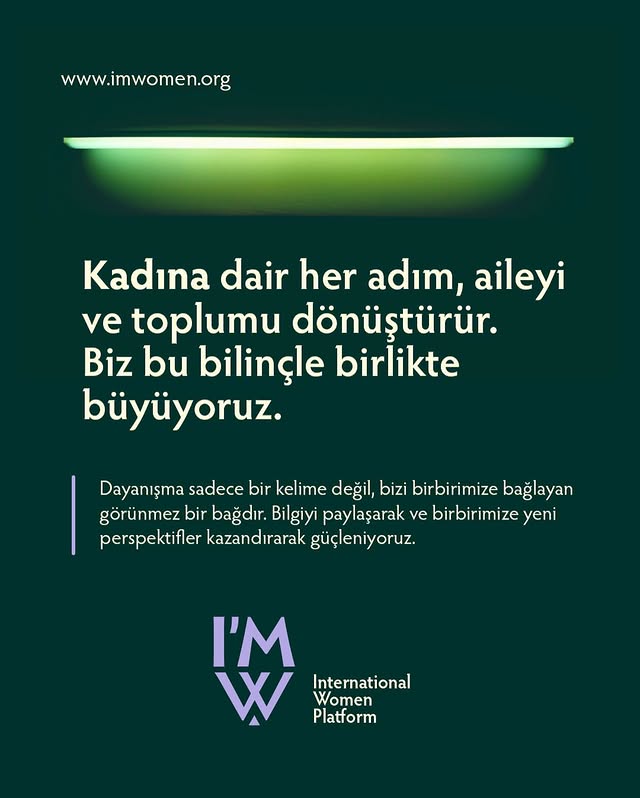 imwomenplatform's tweet photo. Bilgiyle Güçlen, Birlikte Büyü 🌱

Kadına dair her adım, geleceğe atılmış bir tohumdur. Biz bu tohumları dayanışma suyuyla büyütüyor; aileyi ve toplumu dönüştüren koca bir ormana dönüşüyoruz.

🚀 Senin topluma katmak istediğin en büyük değer ne? Yorumlarda bizimle paylaş! 👇 https://t.co/m4NWUWZMCa
