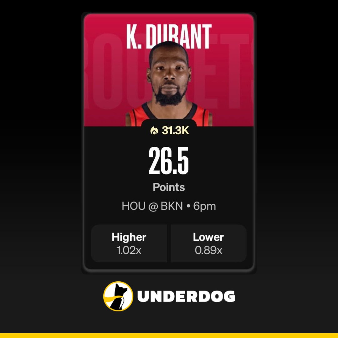 Underdog NBA tweet media