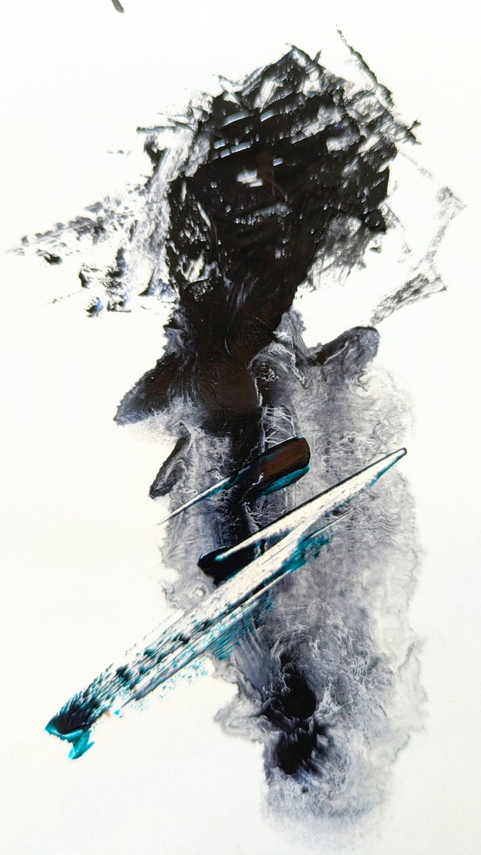 __sokami__'s tweet photo. 書初め 2026　Oil on Paper
https://t.co/KHaOkJnBFd https://t.co/LGdT4H6Yle