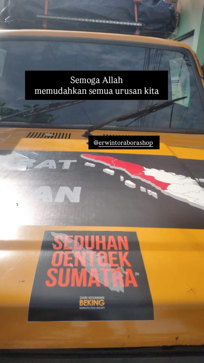 Bismillah
Semoga Allah memudahkan semua urusan kita
.
#SeduhanOentoekSumatra #SOS