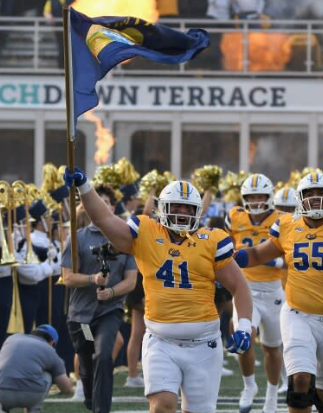 BobcatCollectiv's tweet photo. 41 means everything to Montana State Football.

💛Montana is the 41st state.
💛41 is a legacy number worn by one player each season.
💛And it’s been 41 years since the 1984 national championship season.

This is the same flag flying at Bobcat Stadium, made by Montana Flag & Pole, and matched to the insignia worn by our captains.

We created the 41 flag to share that meaning with Bobcat Nation in Nashville.

We made 80 total flags, and all new and existing Gold Members of the Bobcat Collective will receive one.  The first 80 Gold Members we see at @stoolnashville, will receive a flag.  

Flags will be available at Barstool Nashville on Saturday and Sunday so fans can bring them to the game and wave them in the stadium.

Sign up as a Gold Member today or in Nashville to get yours. 💙💛
https://t.co/jnRC20M2Fz