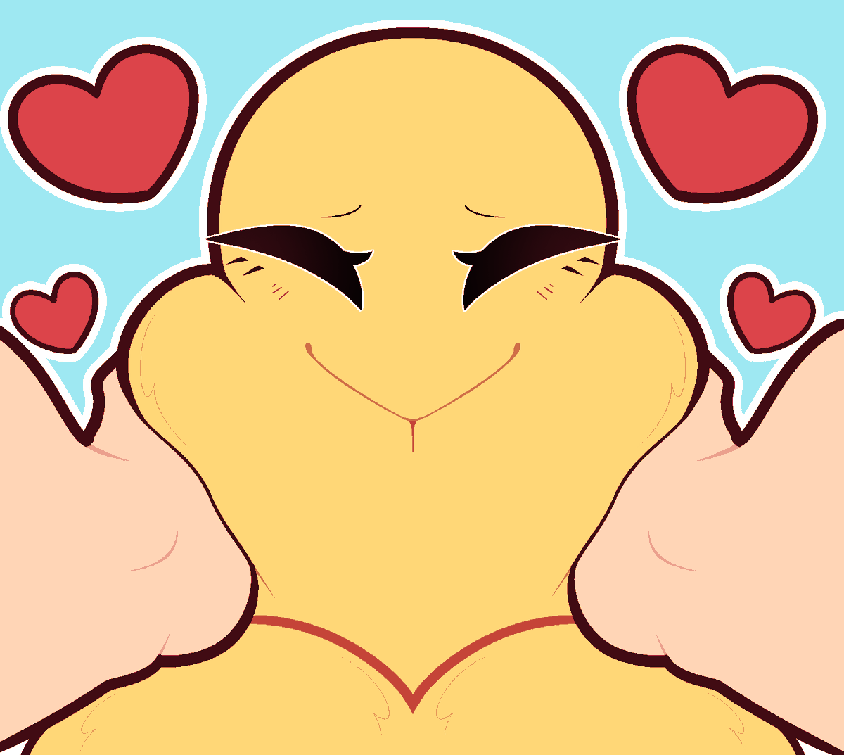 Id like to thank you all for getting me to 10k I was asleep and woke up to yall jumping me with love and support! You may now squish the Peep! We did it!!!