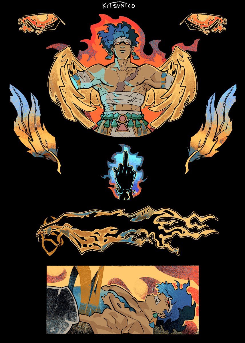 [ Hades 2 ] prometheus sticker sheet 🔥