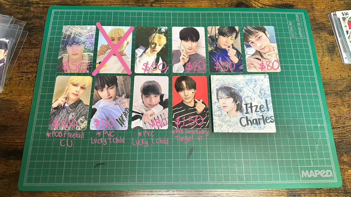 Hola Moas💗

Ando rematando estas pc para que encuentren un buen hogar ¡solo Mexico!💗

🎀Facilidades de pago
🎀Envíos por correos de México en $80 y Estafeta en $160
🎀Tengo referencias de venta
🎀Pueden solicitarme más imágenes de las pc por dm^^
 
#photocards #txt #TXT #venta