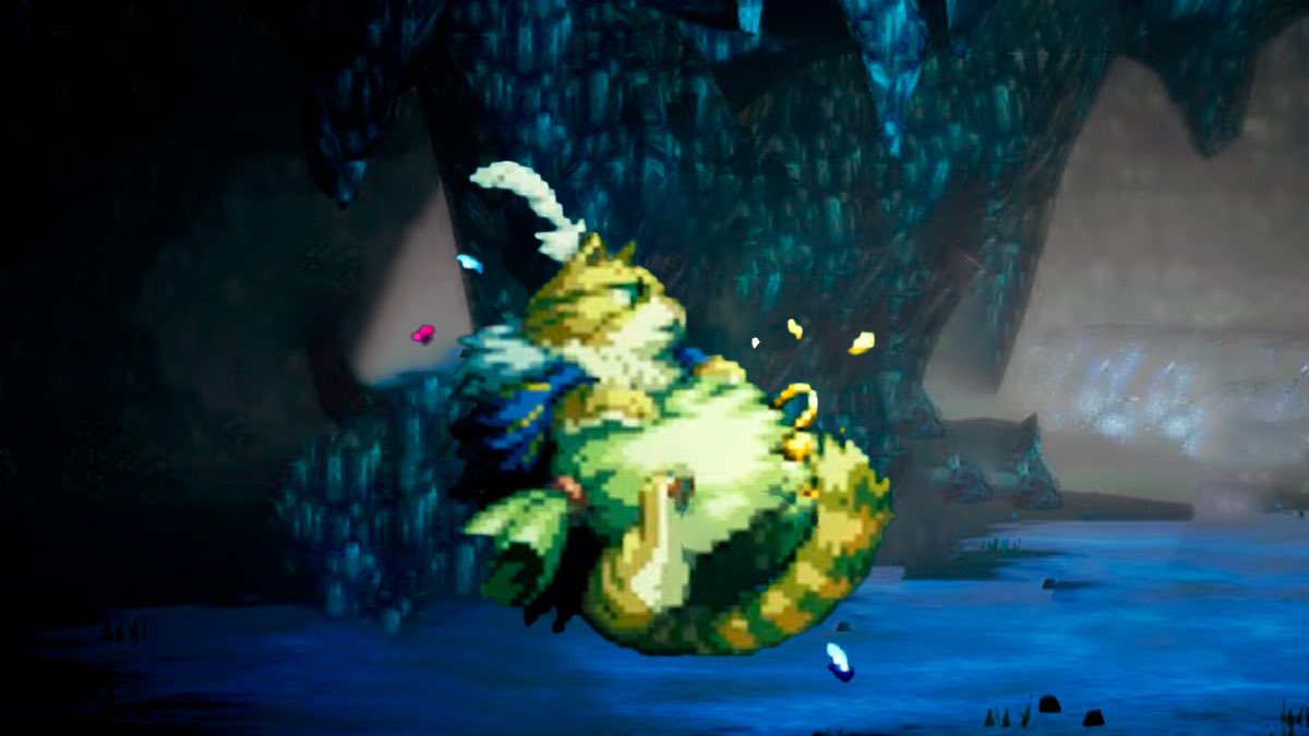 JazzLikesToGame's tweet photo. When you find one of these cait siths or octopuffs in battles in #OctopathTraveler you know you’re gonna have a good time: https://t.co/RatCflmVIa