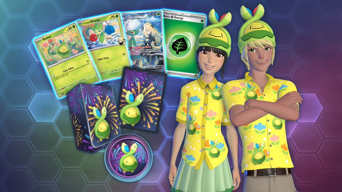 Pokegraph's tweet image. Pour la nouvelle année, connetez-vous à l'application #PokemonTCGLive et recevez ces cadeaux.