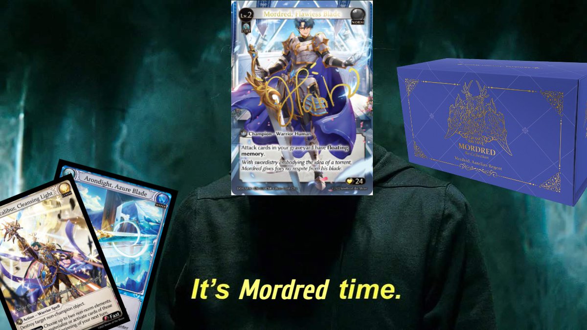 Been so stoked since the Mordred Reco Deck Reveal last weekend. In 2026 its Mordred Time #GrandArchiveTCG
