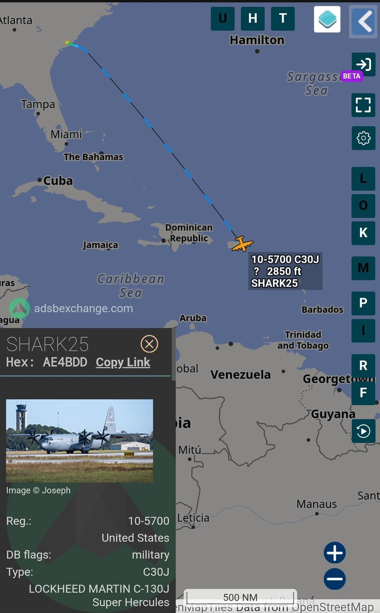sipjack1776's tweet photo. C-130J-30 Super Hercules 🇺🇲
#AE4BDD/10-5700/SHARK25
Charleston>Ceiba
@Borrowed7Time @MichaelBonet8 @r4streando @SA_Defensa https://t.co/fDzzC5vKxR