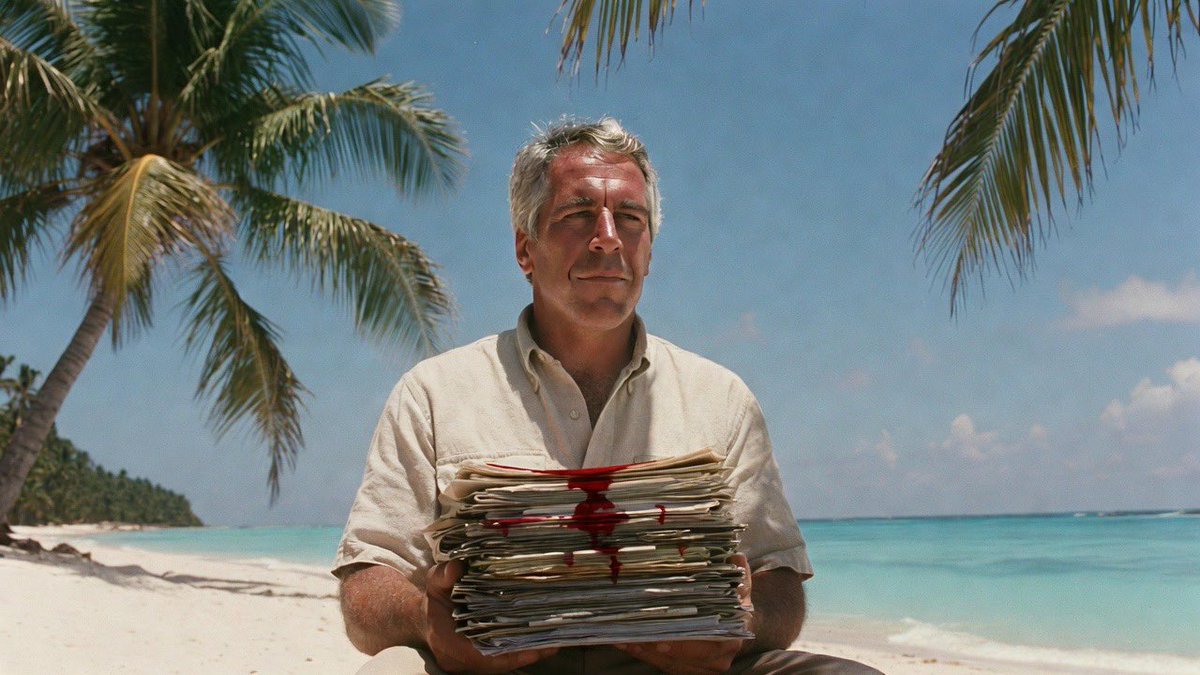 Jeffrey Epstain meme on Solana tweet media