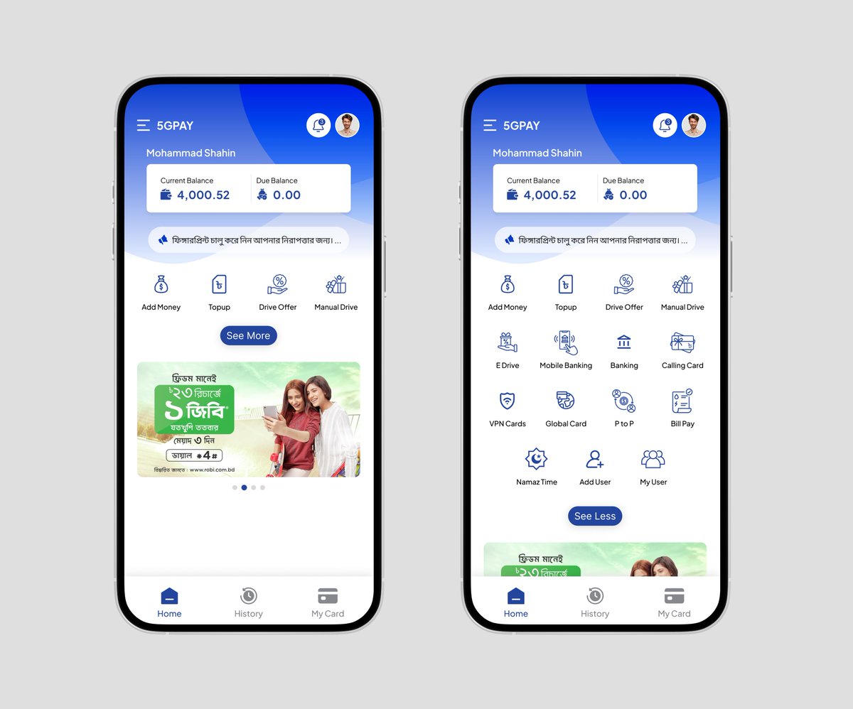 sohel_67's tweet photo. Managing business finances should be simple and fast. 

A clean mobile banking app is made for quick balance checks and easy transactions. This app is for busy people who are always on the move.

Need a similar solution? WhatsApp: +8801764666167
#UIDesign #mobilebanking #Finance https://t.co/F8xtcmaLo0