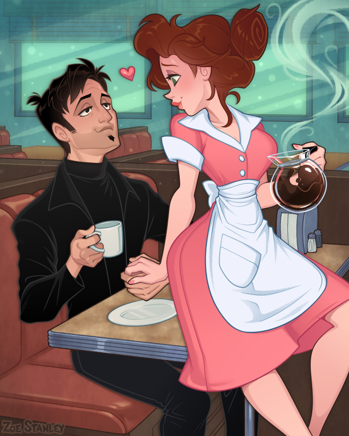 ZoeStanleyArts's tweet image. ☕️Dean McCoppin and Annie Hughes from The Iron Giant.
#Fanart #IronGiant
