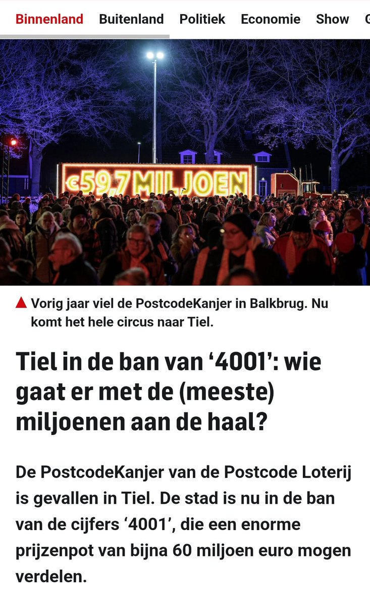 #postcodeloterij valt in de wijk die afgelopen nacht veel te verduren had. Hou 10% in om de schade te herstellen!! #Tiel #nieuwjaar #vuurwerkoverlast #vuurwerk