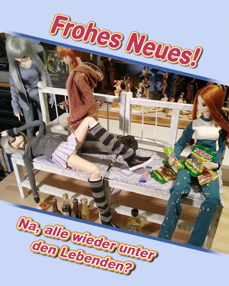 🎉 Frohes Neues Jahr! 🎉

Na, sind alle wieder unter den Lebenden angekommen?😵‍💫🥂

Wir hoffen, ihr seid gut ins neue Jahr gerutscht, was man von den Smartdoll-Mädels eher nicht behaupten kann.😅

Auf ein neues Jahr voller Serien, Sammlerstücke, tollem Merch &amp; vielen Highlights!❤️