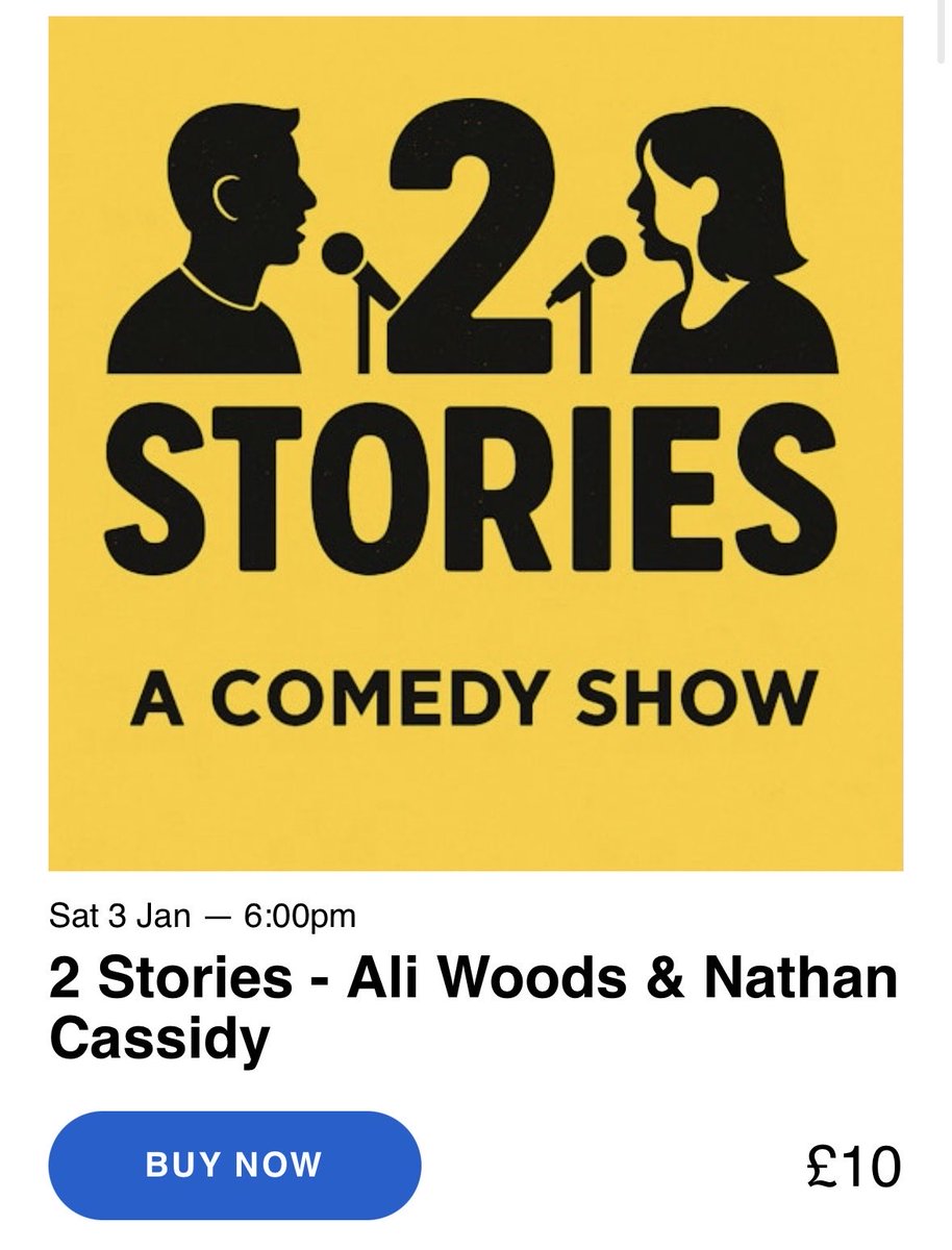 This weekend <a href="/CamdenComedy/">Camden Comedy Club</a> 
FRIDAY 8pm always classy lineups this week inc <a href="/michaelshafar/">Michael Shafar</a> <a href="/jessienixoncmdy/">Jessie</a> 
SATURDAY 6pm NEW show 2 Stories - two top comedians share hilarious unforgettable stories this week stars <a href="/AliWoodsGigs/">Ali Woods</a> &amp; <a href="/nathancassidy/">Nathan Cassidy</a> 
BUY NOW! camdencomedyclub.com