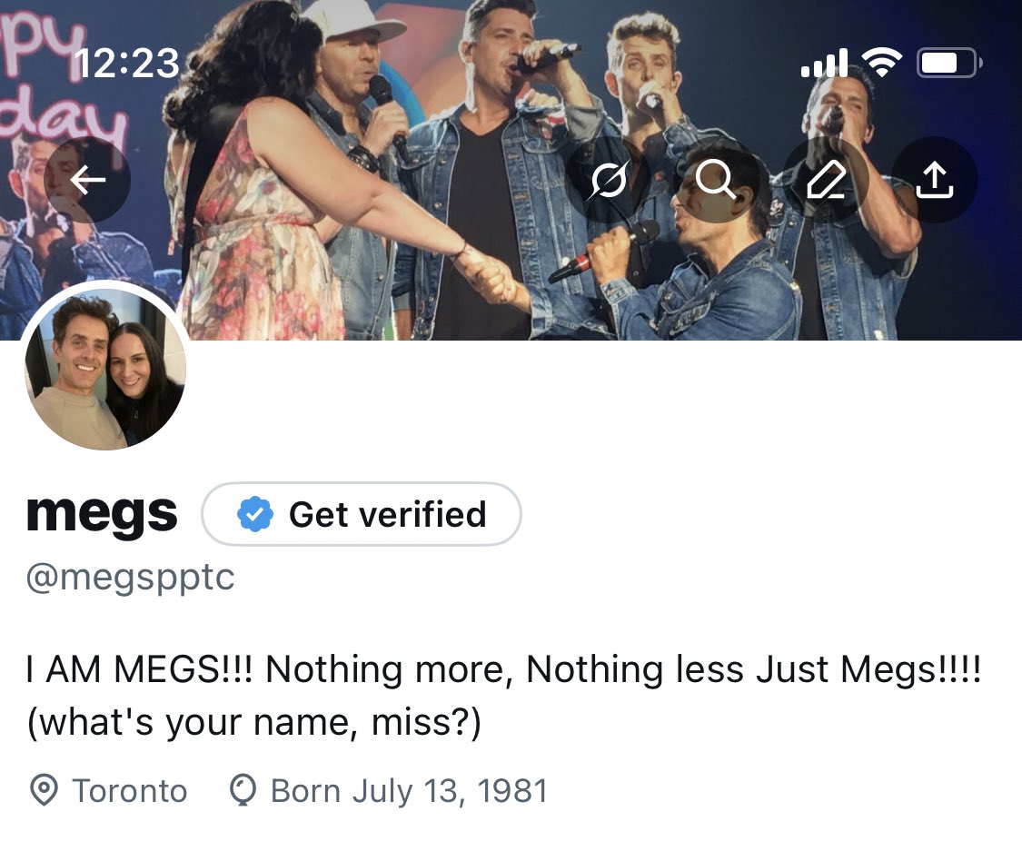 Need your help!  <a href="/DonnieWahlberg/">Donnie Wahlberg</a> really wants to make each BDAY tweet as personal as possible not every account has a name that matches your handle  (see the photo for example) Most of you do but if you dont consider updating your profile or DM us your name so we can update list!