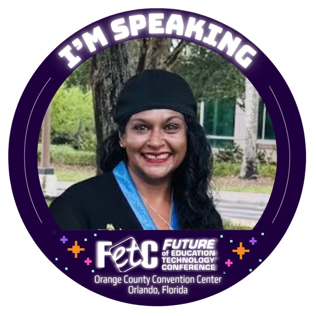 dtriniprincess's tweet photo. FETC 2026: LEVEL UP learning! 
Hands‑on tech + engagement strategies + future‑ready skills.Catch me at:
📍 Mobile Mega Share (1/11, 8–11AM)
📍 Speed Learning Lab (1/13, 1PM)
📍 Poster #20 (1/13, 1:30PM)
📍 Meet the Author (1/13, 4:15PM)
Let’s spark success! 🔥 #FETC2026 #EdTech https://t.co/ugWR3rJ56n