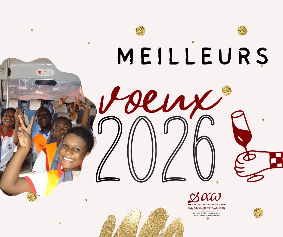 BallackHypers's tweet photo. 💡Chers Change Makers,
En ce début d’année, nous célébrons la force qui naît de notre union et de notre engagement commun. Que 2026 soit une année de solidarité, de projets partagés et de réussites collectives.
Avec gratitude,
-L'Équipe BHH🌍❤️
#bhholding #IdeAction #Act4Peace 🌿 https://t.co/ru2zmU2XiU