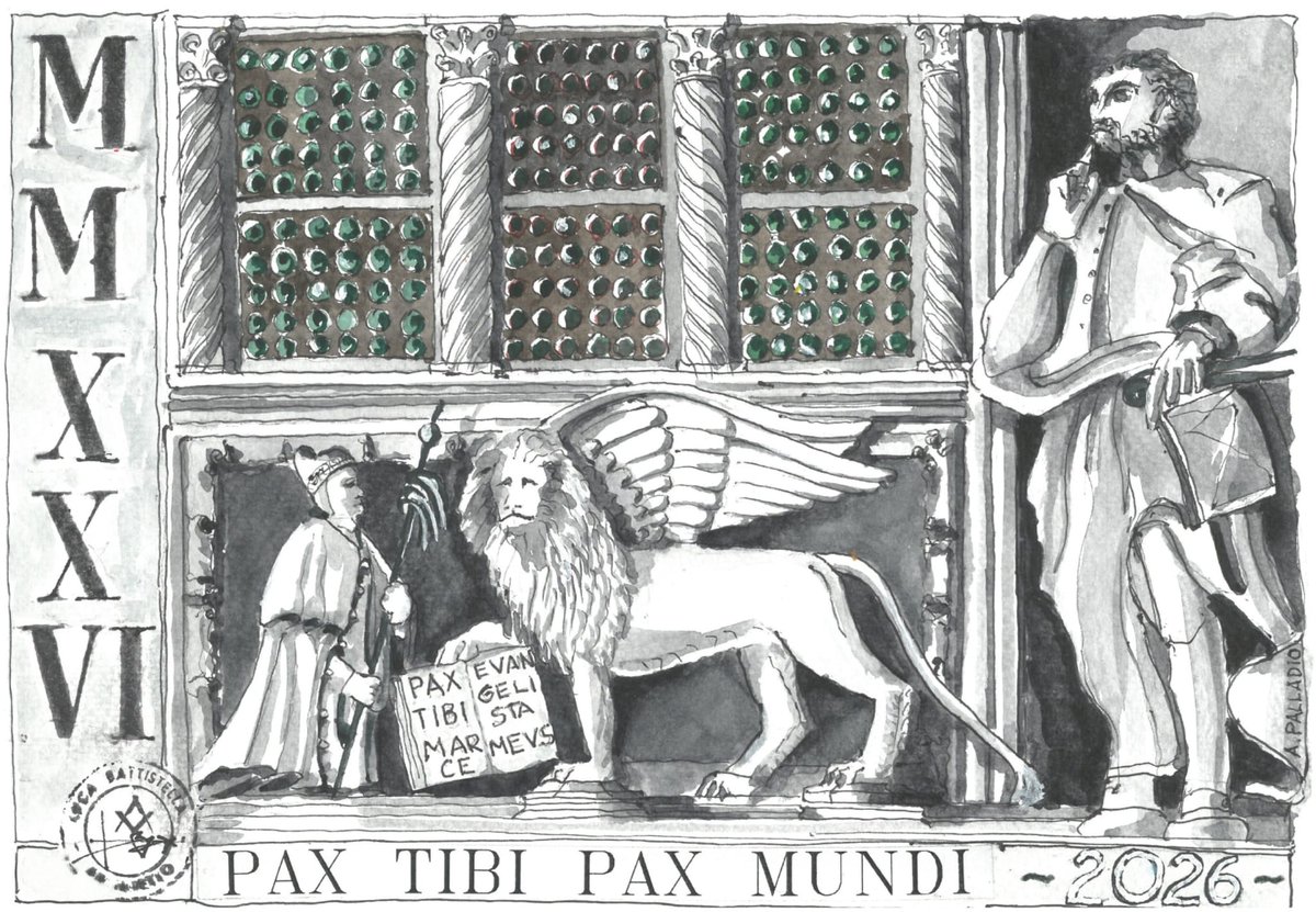 I miei migliori auguri di buon 2026 con l'auspicio, il desiderio la speranza di Pax Tibi - Pax Mundi #NewYear2026 #nuovoanno2026