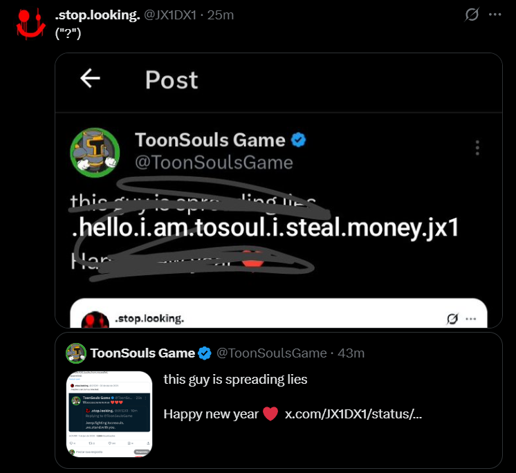 we live in a timeline where jx1dx1 and toonsouls are arguing