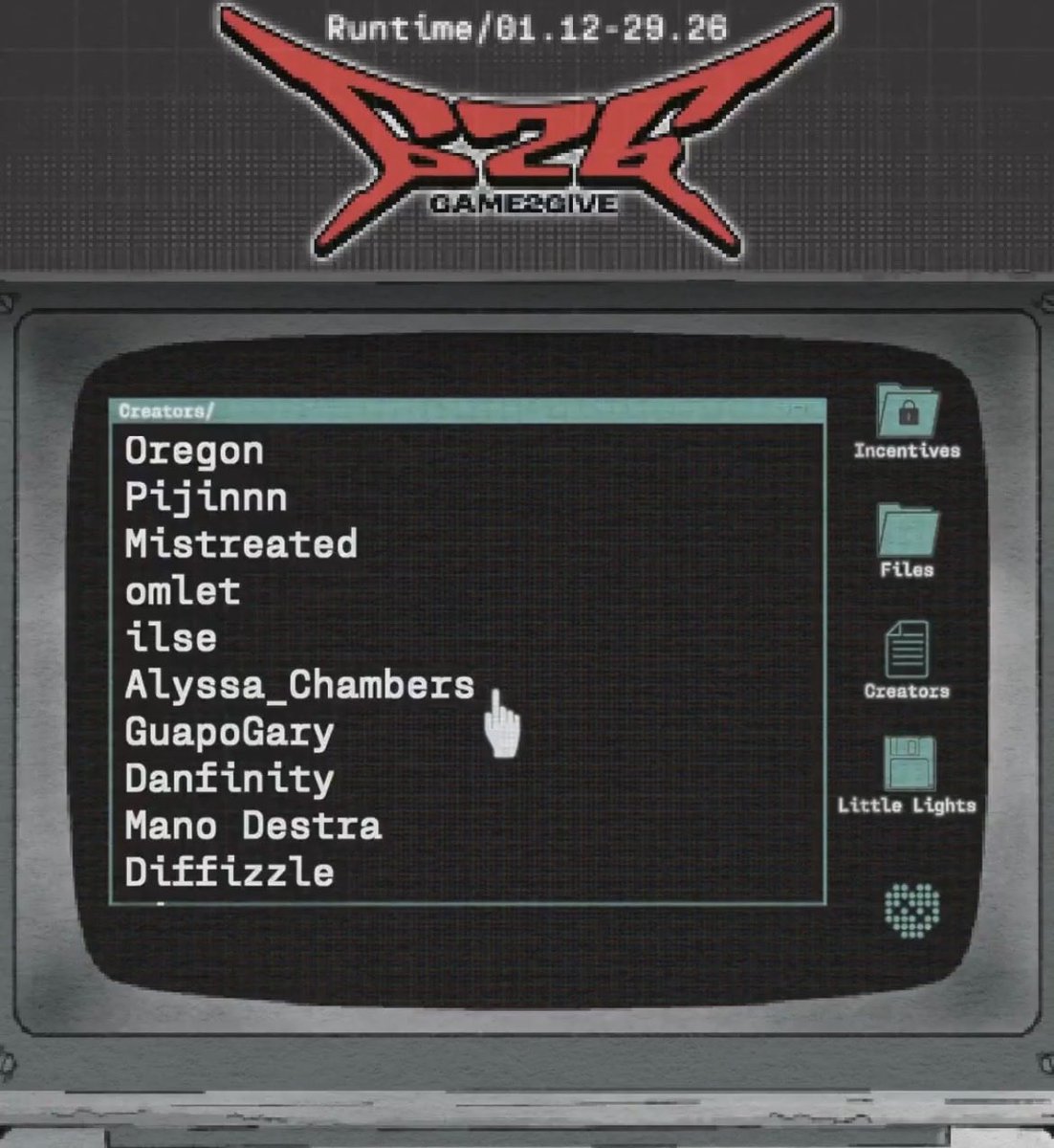 That's my name! I'm so excited and honored to be one of the many featured  creators for this year's Game2Give. 1/26 @ 3pm 💙, image size:1102x1200