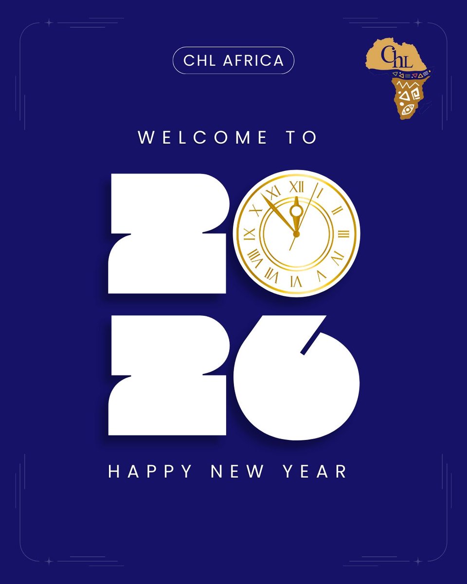 Happy New Year 🎉💃

Thank you, AfroChamps, for a beautiful 2025.

This year, we remain committed to building, learning, and creating space for Africans to grow, lead, and thrive.

With gratitude,
CHL Africa 🤍

#HappyNewYear
#CHLAfrica
#AfroChamps
#AfricaRising