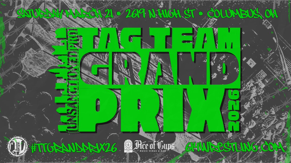 UnsanctionedPro's tweet image. Happy new year from UP!

2025 was our best year yet, and we’re keeping that momentum into 2026 with even more blockbuster events for the 614.

Details and ticket info coming soon.