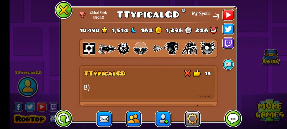 Typical_GD's tweet image. Estadísticas a inicios de año 2026