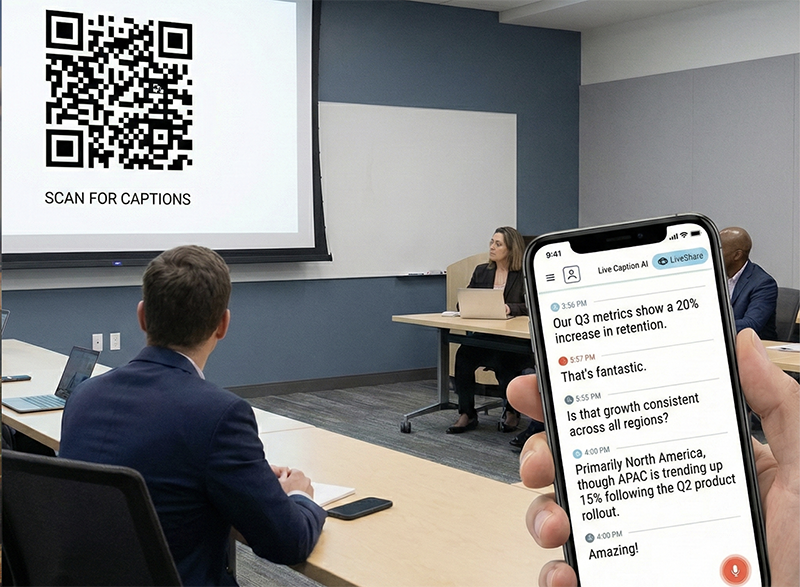 Live Caption AI tweet media