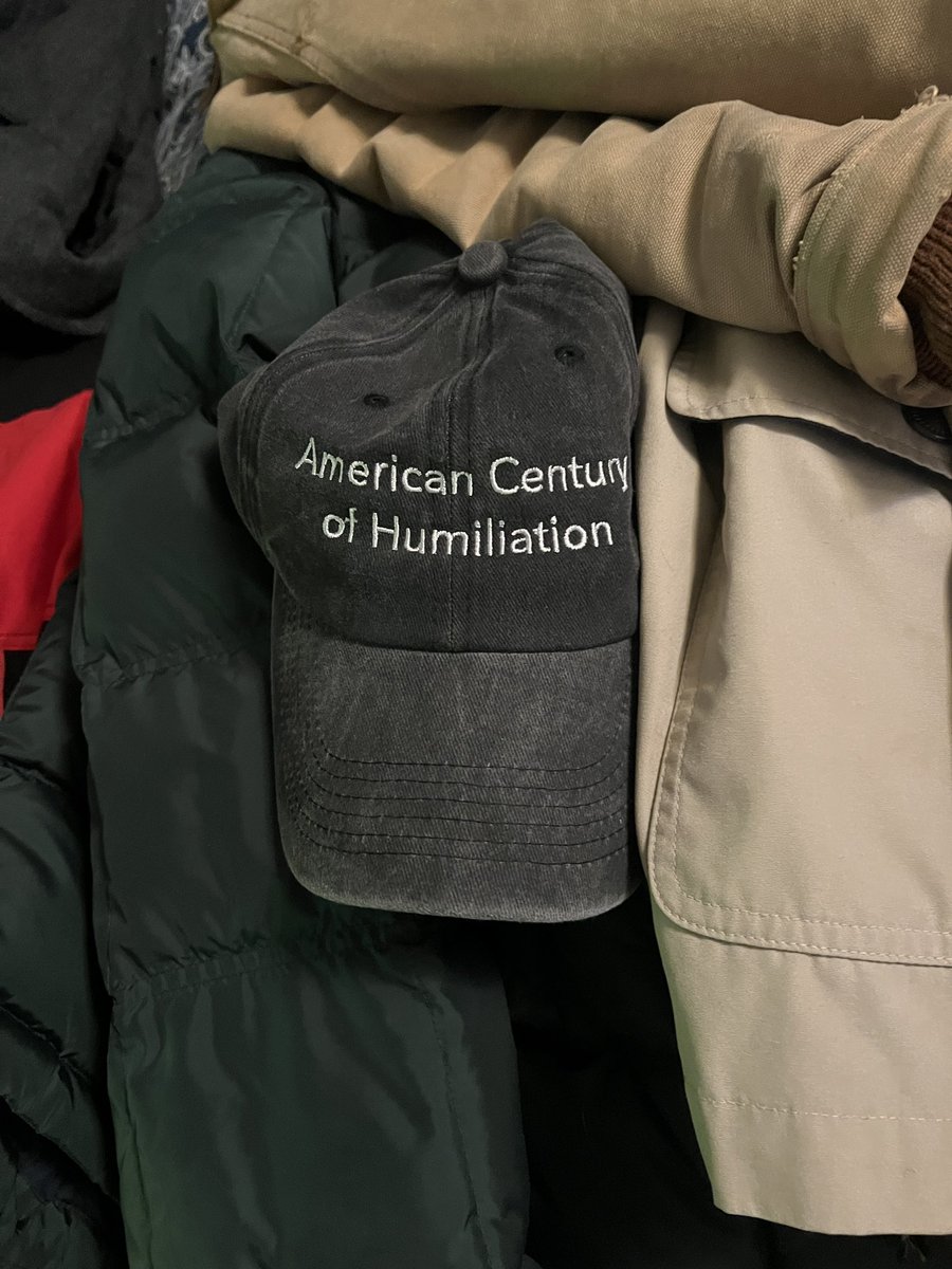 DDDrewDaniel's tweet image. best hat seen on the coat pile at our party