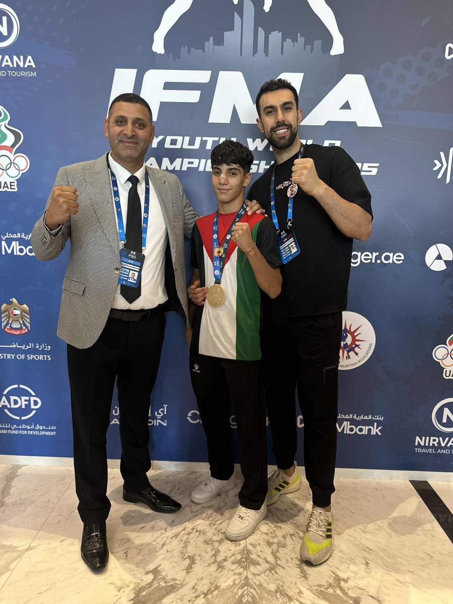 PalAchievements's tweet photo. ٢٠- حقق الطفل الفلسطيني 🇵🇸 إبراهيم جاموس ، الميدالية الذهبية في بطولة العالم للصغار في رياضية المواي تاي لعام ٢٠٢٥ https://t.co/R80sD8TnGz