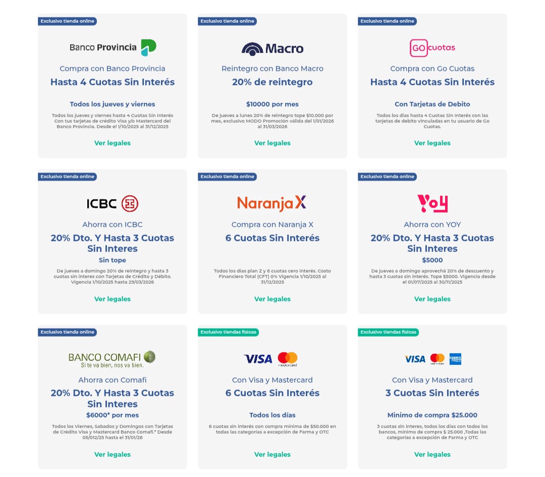 ahorrotwit's tweet photo. Hoy Viernes en #Farmaplus #online
✔️20% y 3 cuotas sin tope débito/crédito @ICBCArgentina
✔️20% y 3 cuotas tope $5000 x semana débito/crédito @YOY_Arg
✔️20% y 3 cuotas tope $6000 x mes credito @Banco_Comafi
✔️20% tope $10000 x mes credito #Macro https://t.co/m5mLpXzVCK