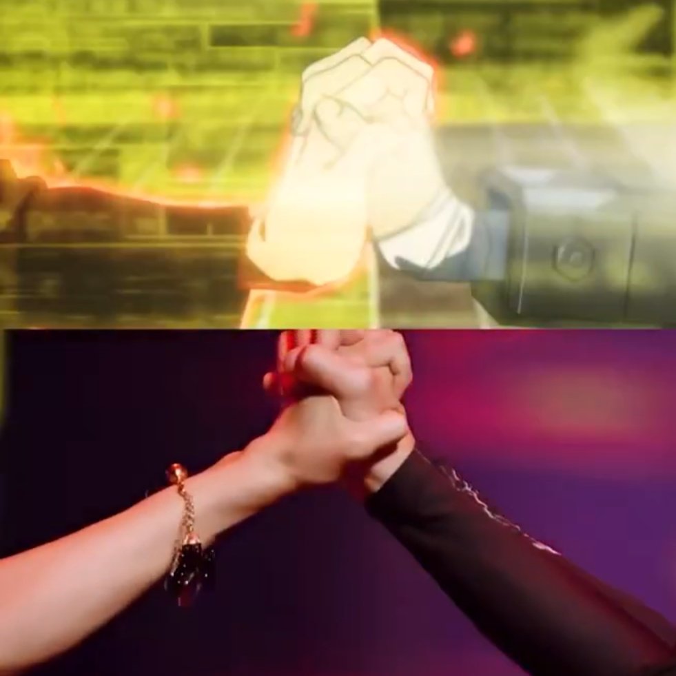 My new year resolution was to not have SKK be the first thought of 2026 but then they dropped the video of their voice actors reenacting the infamous hand holding scene from 15 anime while duet singing TRASH CANDY and I fear it was over

Happy New Year I guess 😒 /j