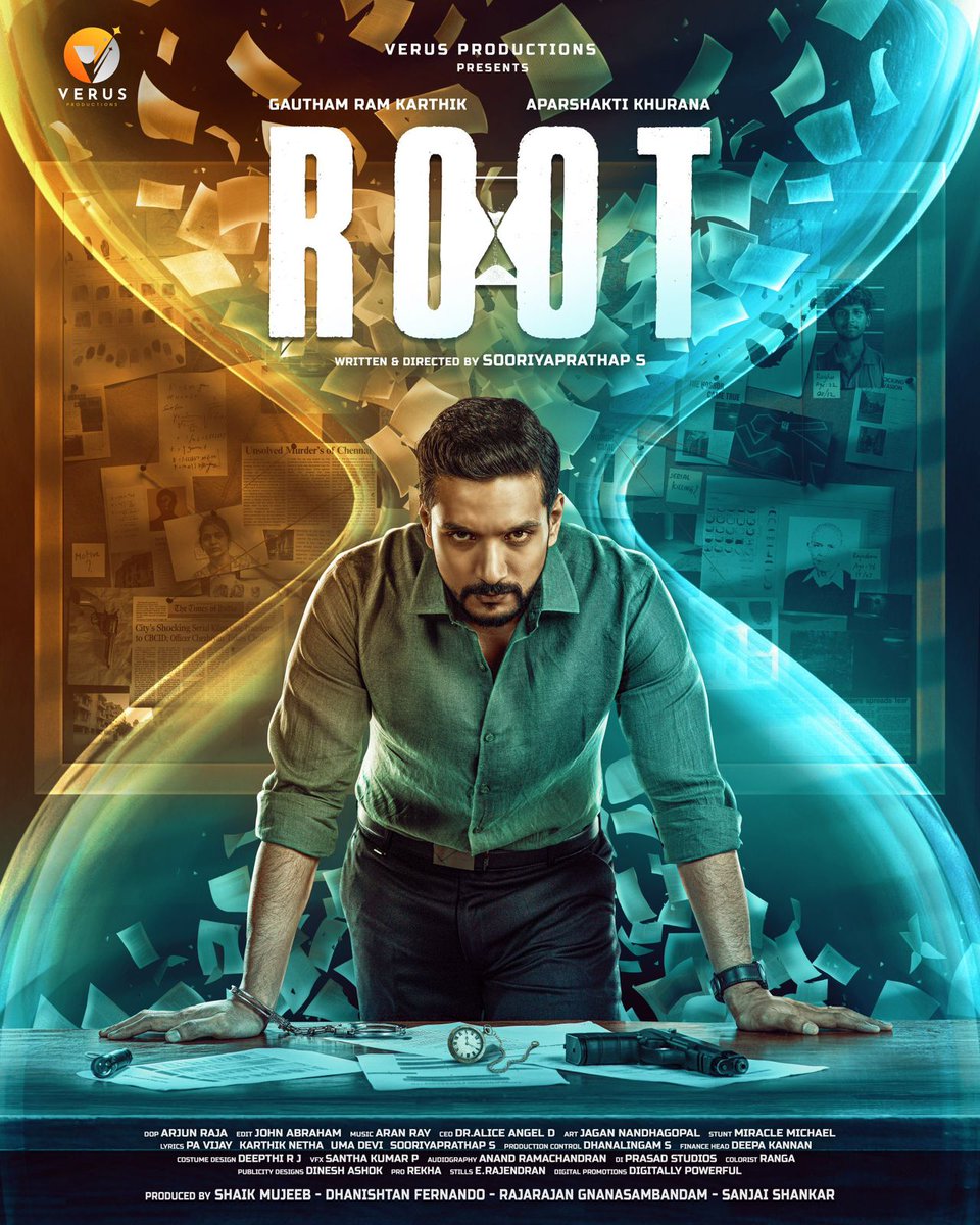 rameshlaus's tweet photo. With Superstar’s blessings ROOT steps into timeless journey ❤️🔥📽️
#Rootfirstlook
@gautham_karthik
@soori_prathap
@Aparshakti @bt_bhavya
@ArjunrajaDft @AbrahamEditor @iamaranray @AliceAngel_1710 #yeegeemahendra @Pavani9Reddy
@linga_offcl @RJ_Ananthi
@kotravai_n @rajeevanand
#MiracleMichael @jaganandhagopal #Hocuspocusvfx @deepthi_r_j__
@Lingam2shan @Prasadfilmlabs #Ranga #Anand @ProRekha @dineshashok_13 @digitallypower
#ShaikMujeeb #Sanditha #Rajarajan #SanjaiShankar
#Dhanistandhani