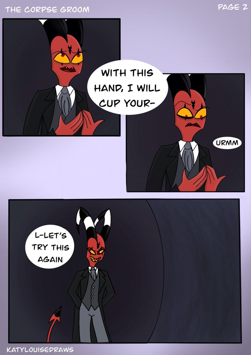 The Corpse Groom 💙🦋

Page 2 💙🦋

#stolitz #stolas #Blitzo