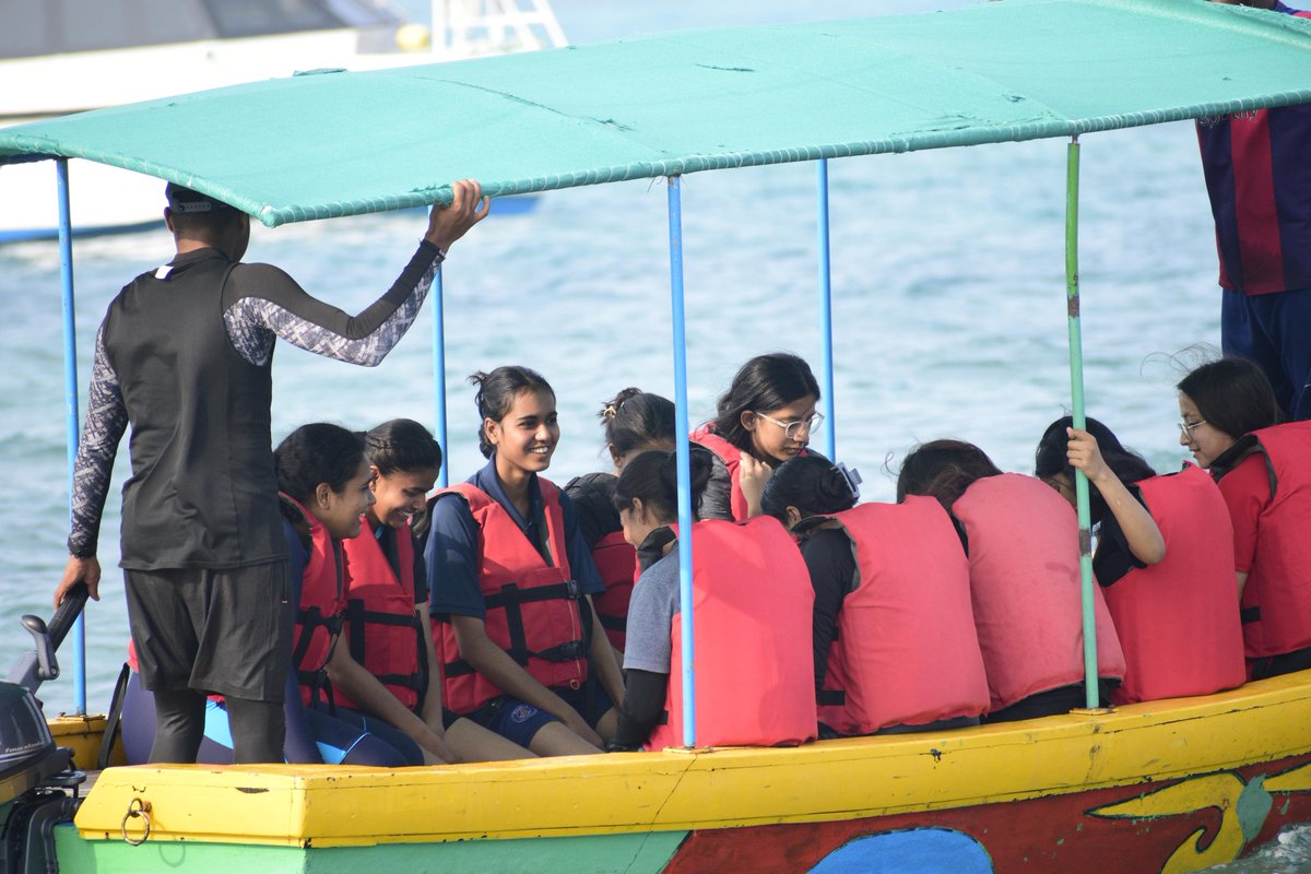 GP_HQ_EKM_NCC's tweet photo. SNIC Kavaratti | Day 9 🇮🇳⚓

Day 9 at SNIC Kavaratti continued with water sports activities for SW cadets, building confidence and adventure skills. SD cadets visited the Lighthouse and Pawan Hans, gaining exposure to island infrastructure and aviation support services. 
The day also featured an NIAP presentation, offering valuable insights and knowledge-sharing for participating cadets.
#SNICKavaratti #NCC #NationalIntegration #Lakshadweep #IslandExperience #YouthInUniform #LearningBeyondClassroom