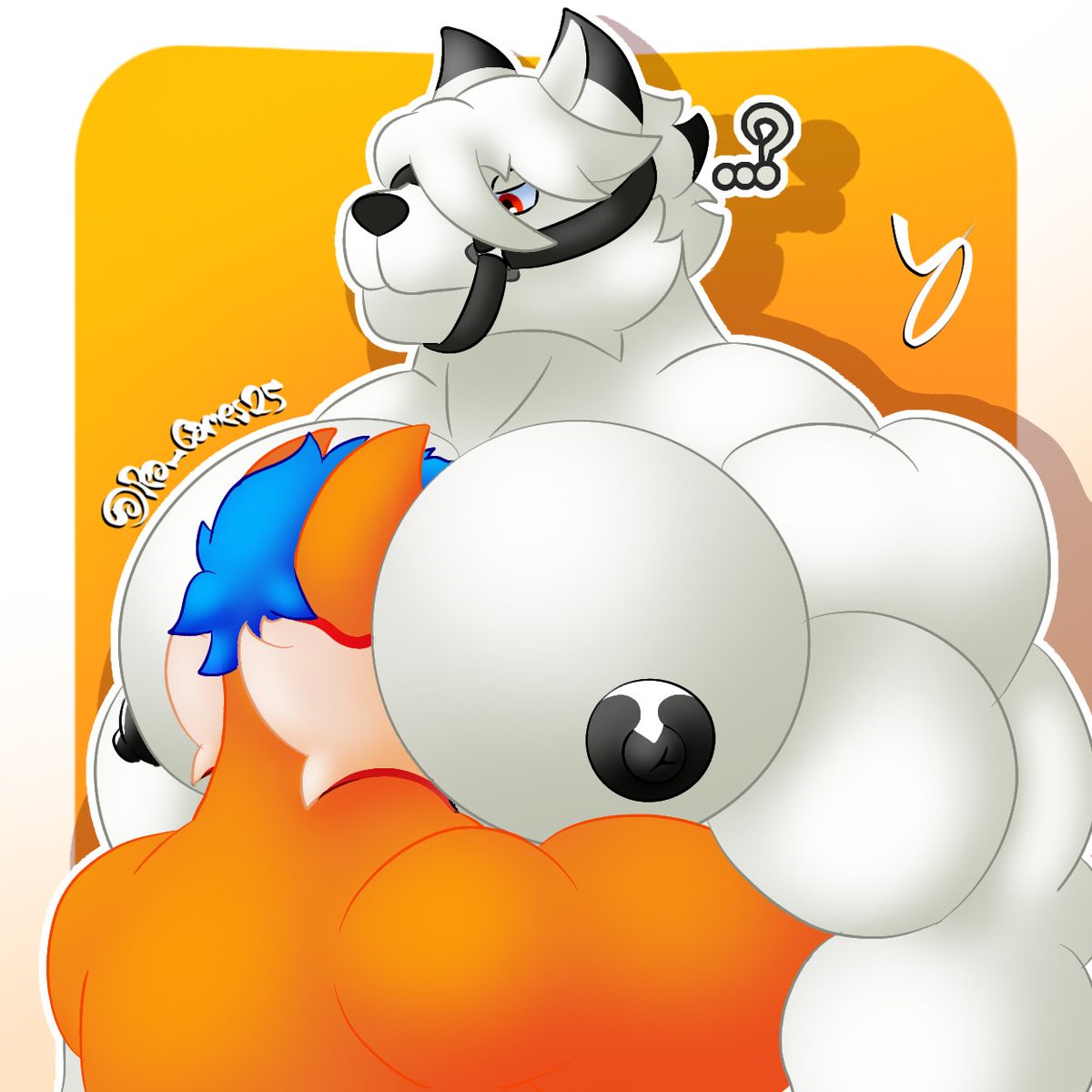 "🐺:...?"
Otro dibujo mas para mi amigo el alen🐊
(No encontre su @, aaaaa)