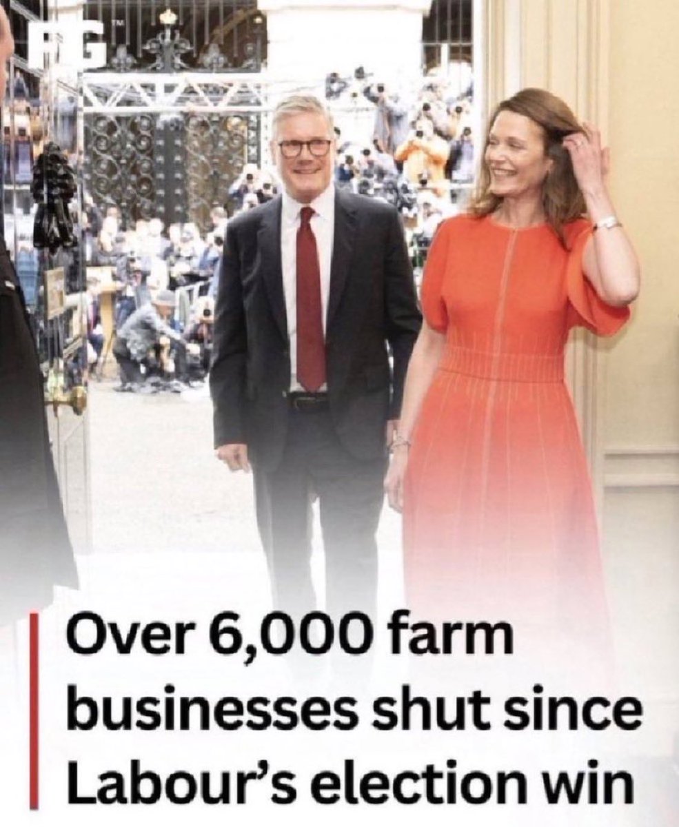 Over 6,000 farm businesses have closed since Labour came into power. Shameful.