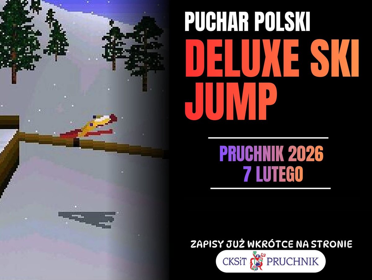 Robek95's tweet image. #skijumpingfamily 
Puchar Polski w kultowego "Małysza" czyli w DSJ 2.1.

Po raz piąty w historii Pruchnik zostaje stolicą Deluxe Ski Jump 2.1

Mam tylko nadzieję, że pogoda nie będzie taka, że w moim regionie jest koło 60 cm śniegu i z chęcią pojadę 
@pawelbae