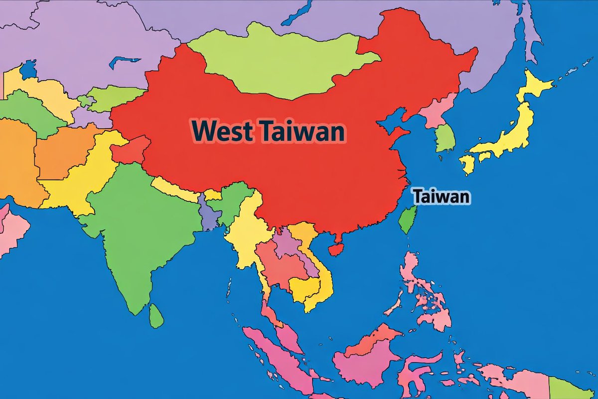 bscholl's tweet photo. New China reunification plan just dropped https://t.co/qDc0r5M6Ga